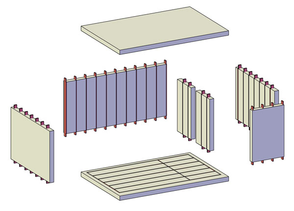 Vue éclatée du MTA